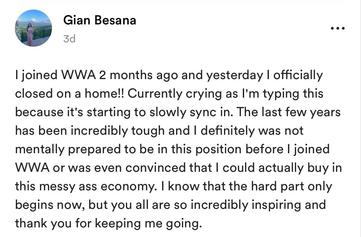 Gian Besana testimonial
