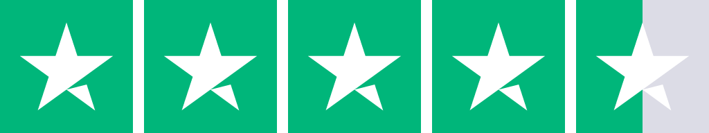 Trustpilot 4.5 stars