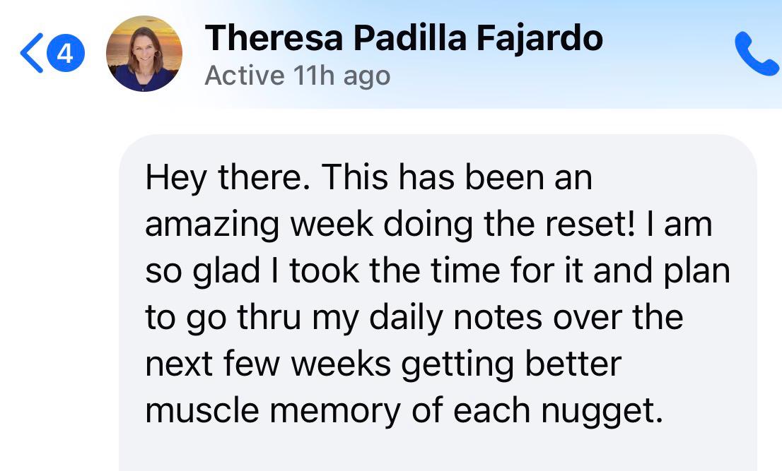 Student testimonial