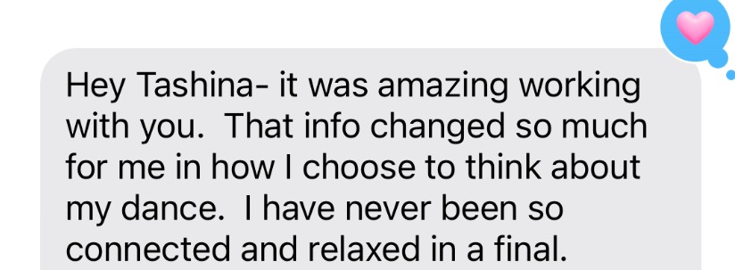 Student testimonial