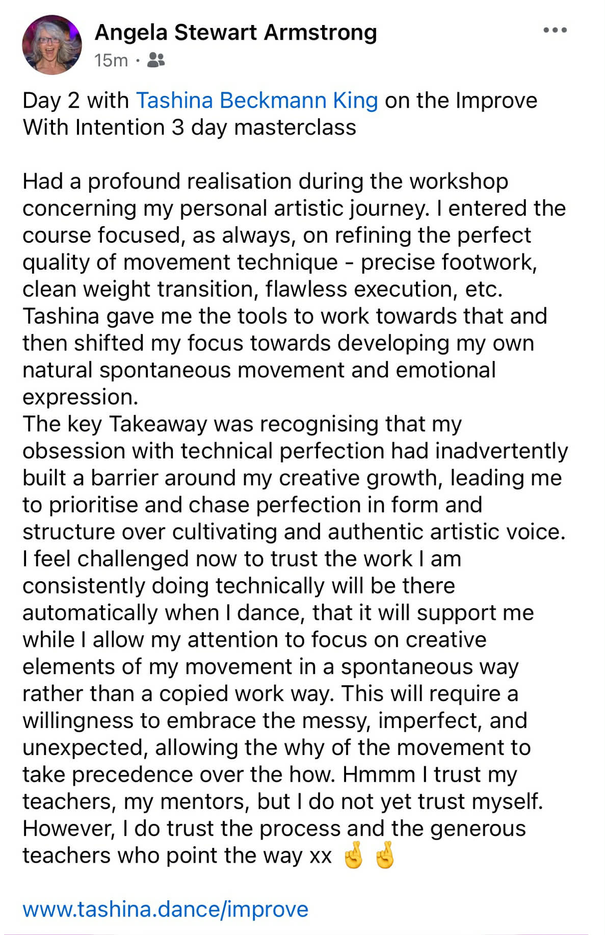 Dancer Feedback 3
