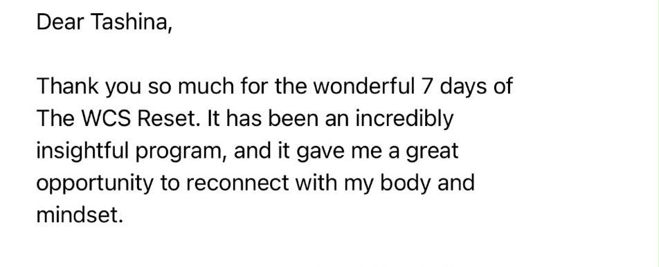 Student testimonial