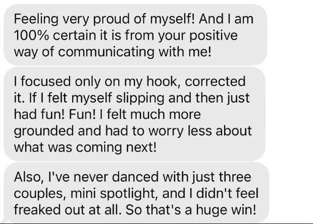 Student testimonial