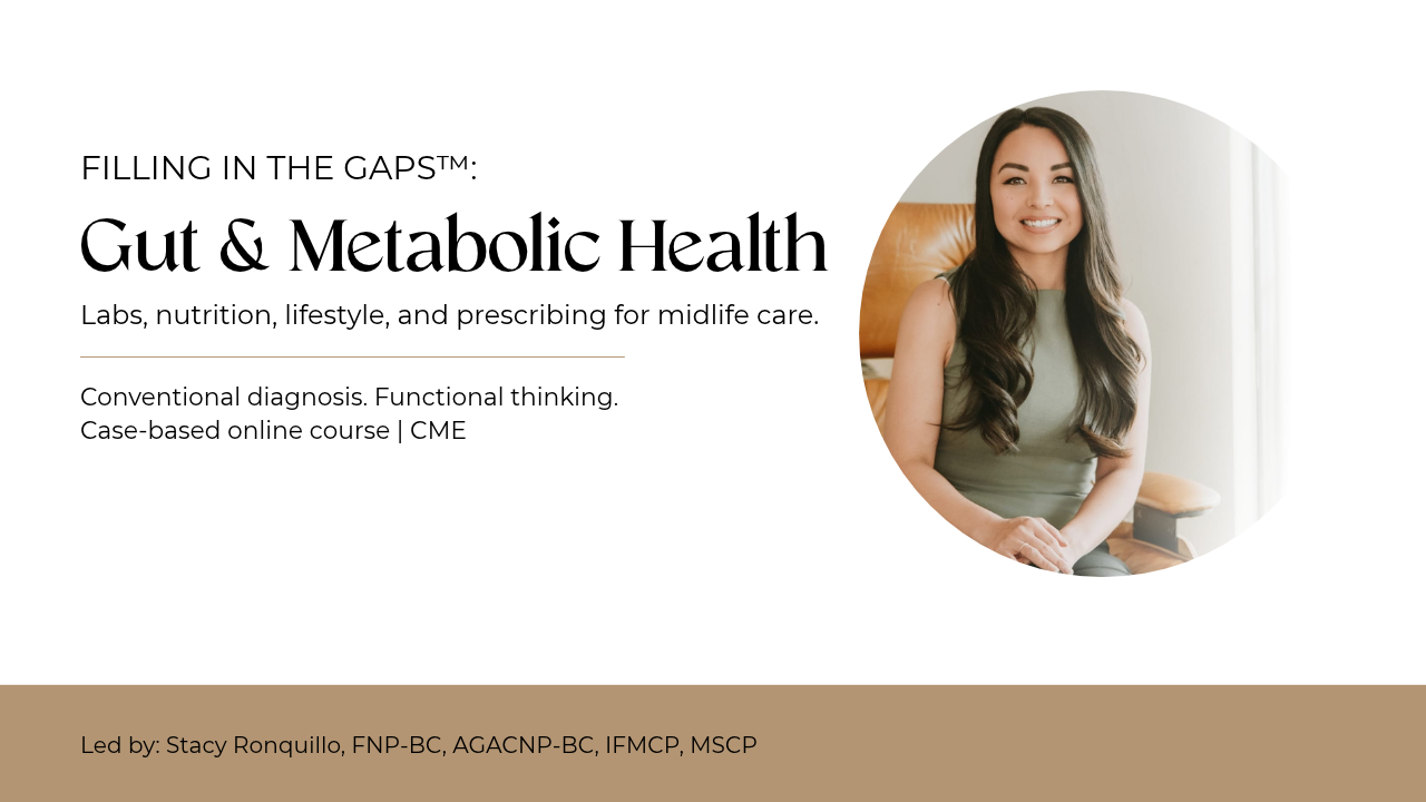 Gut and Metabolic Health