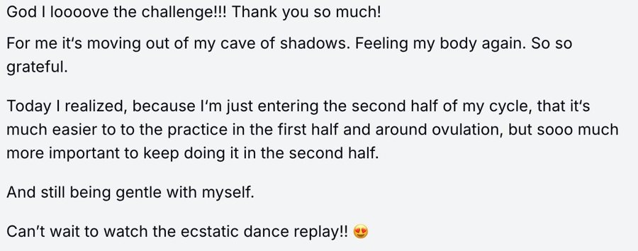 Testimonial from a Temple of Radiance student