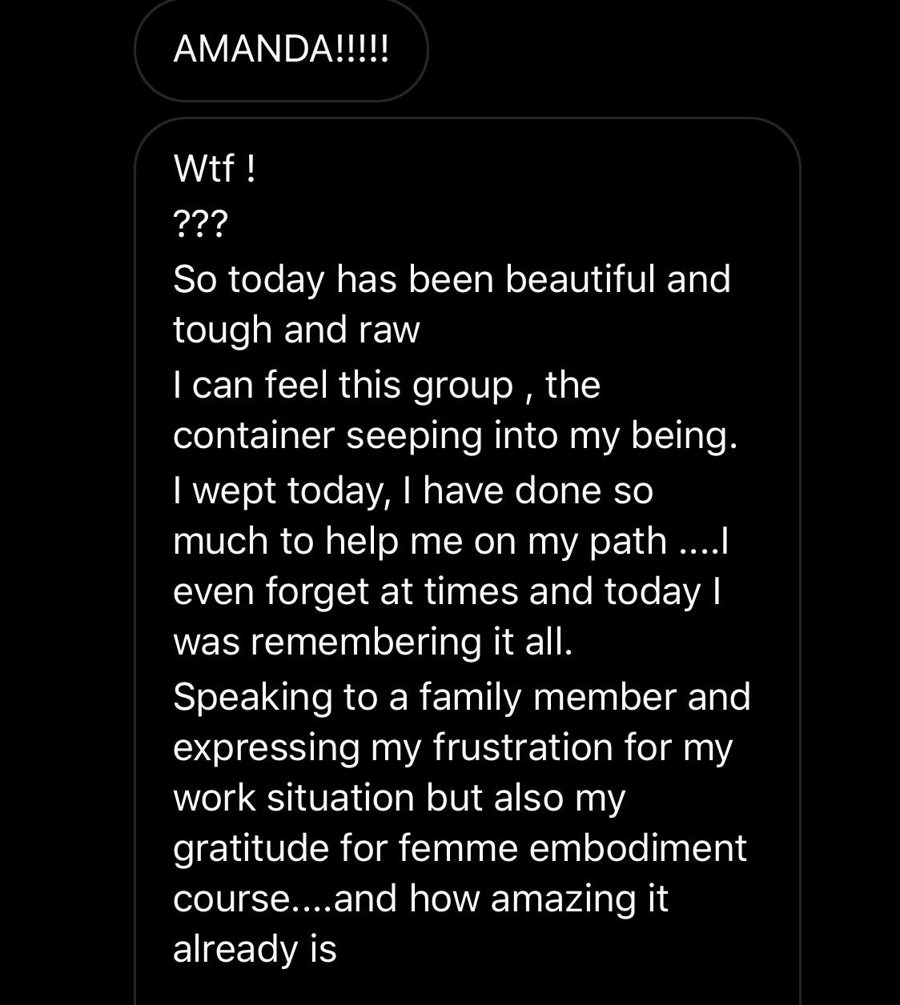 Testimonial from a Temple of Radiance student