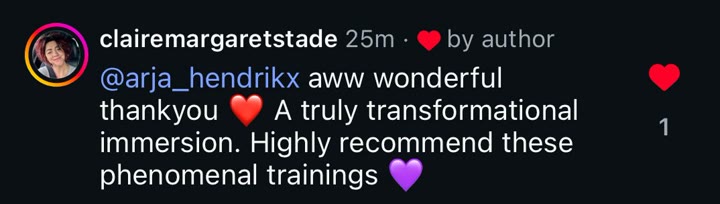 Initiatress participant testimonial