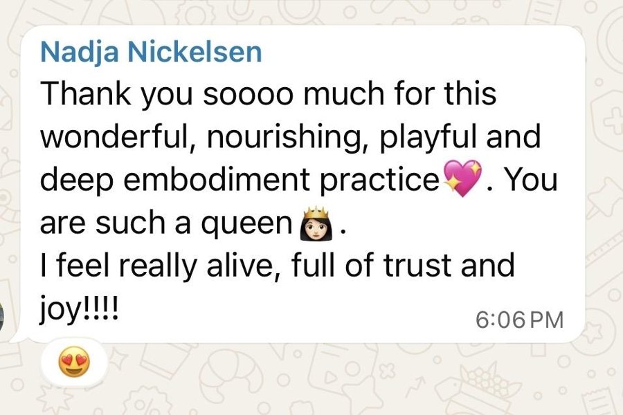 Testimonial from a Temple of Radiance student