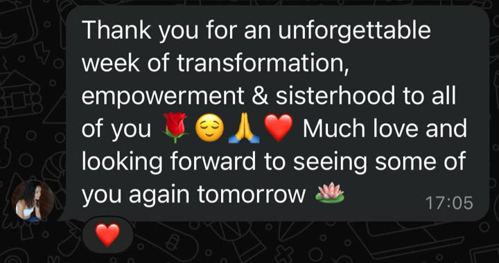 Initiatress participant testimonial