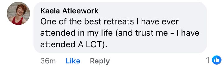 Initiatress testimonial from Kaela: one of the best retreats I have ever attended