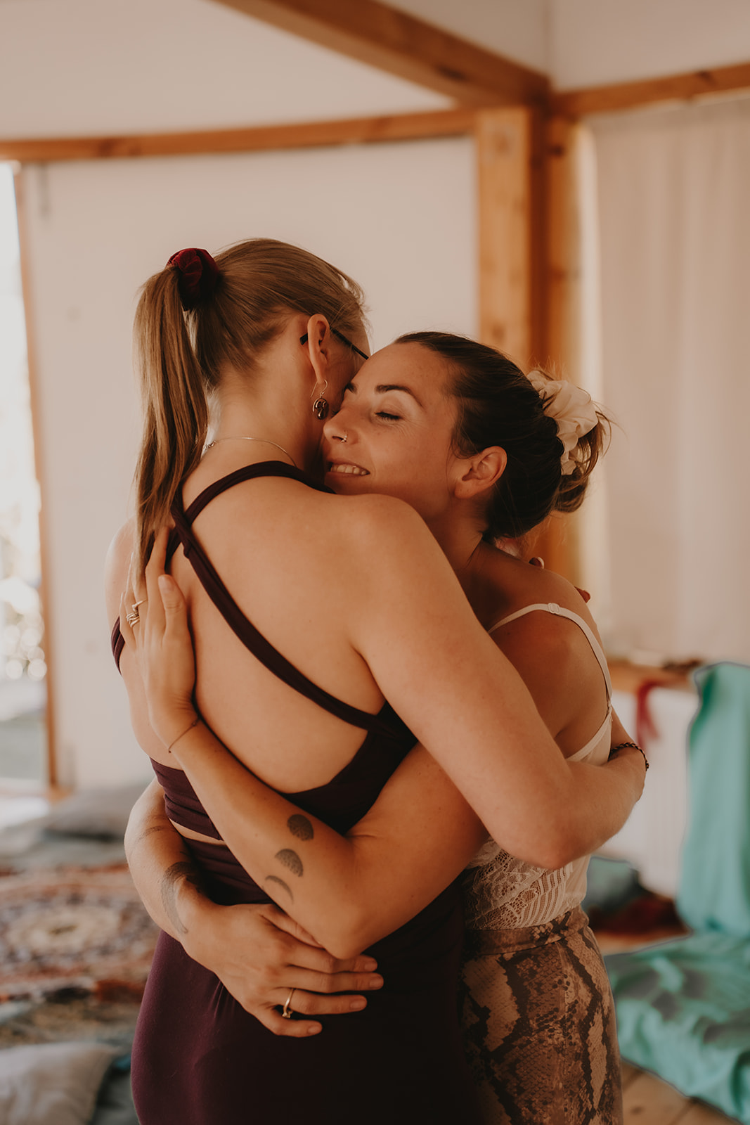 Couple in an intimate moment