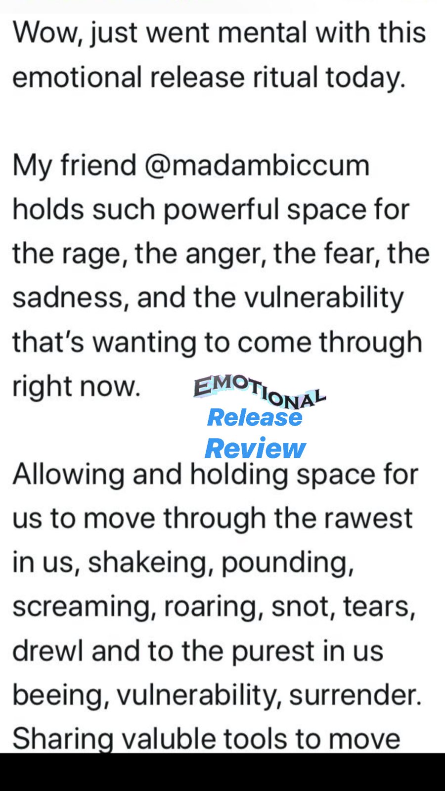 Testimonial from a Temple of Radiance student