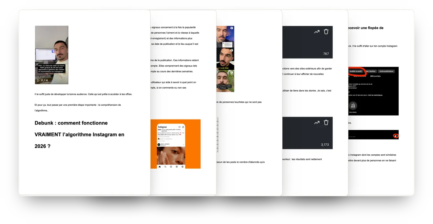Le guide complet « De 0 à 60k »