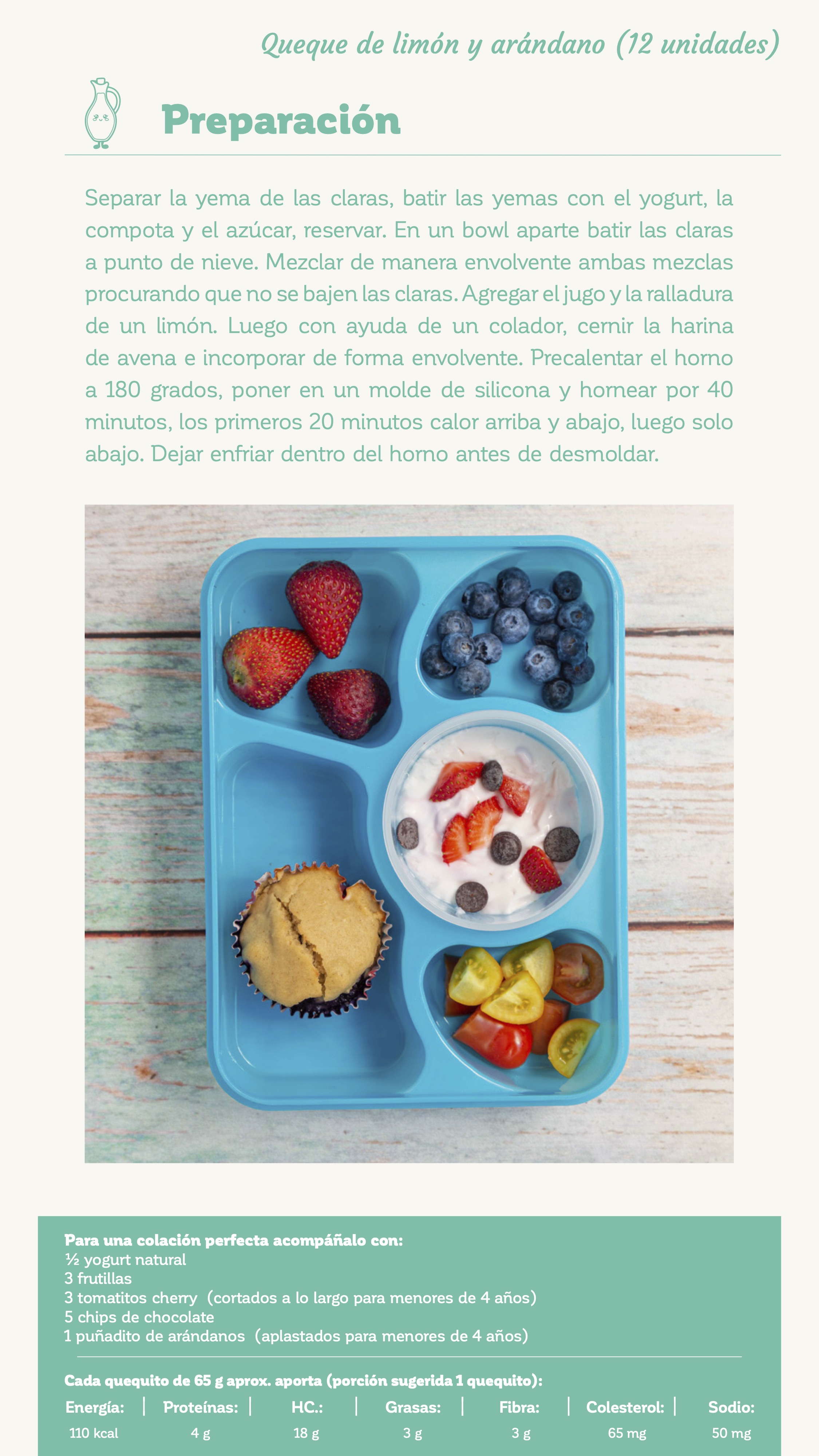 Ideas de acompañamientos para las colaciones