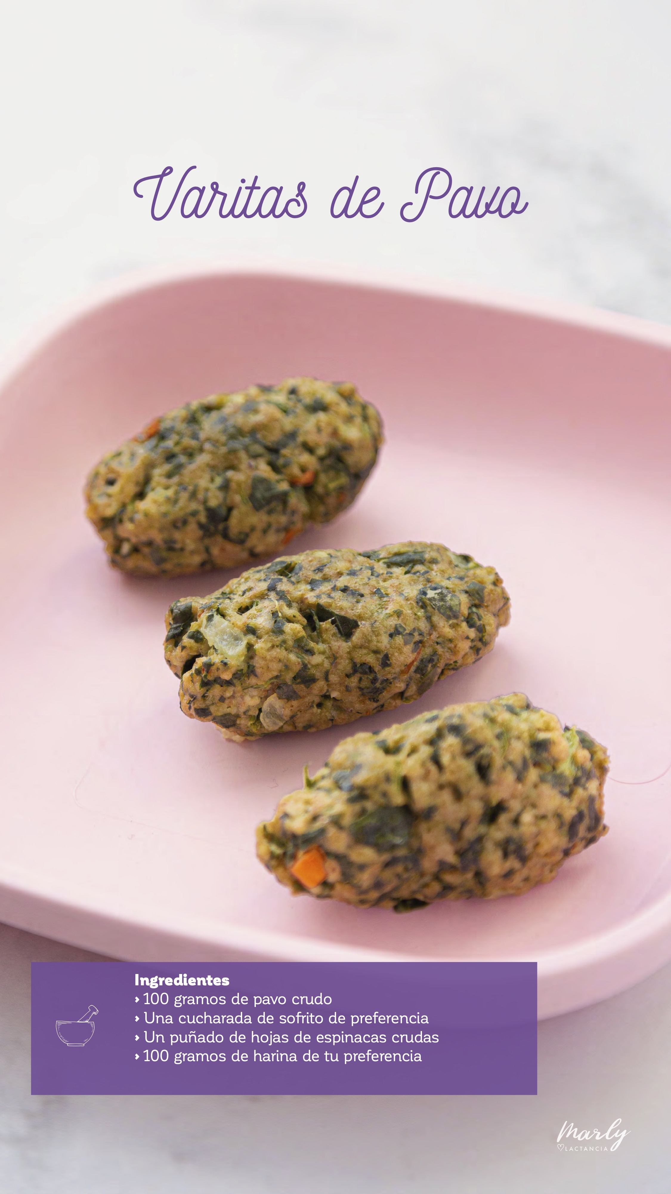 Receta varitas de pavo