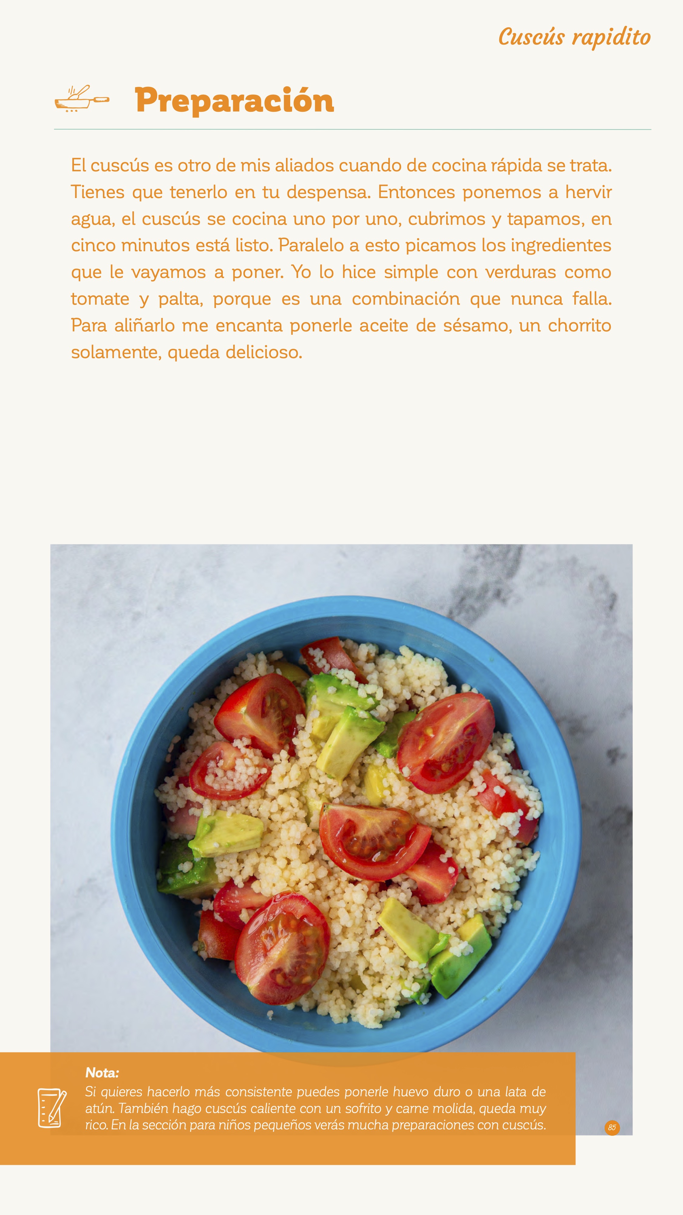 Receta de cus cus