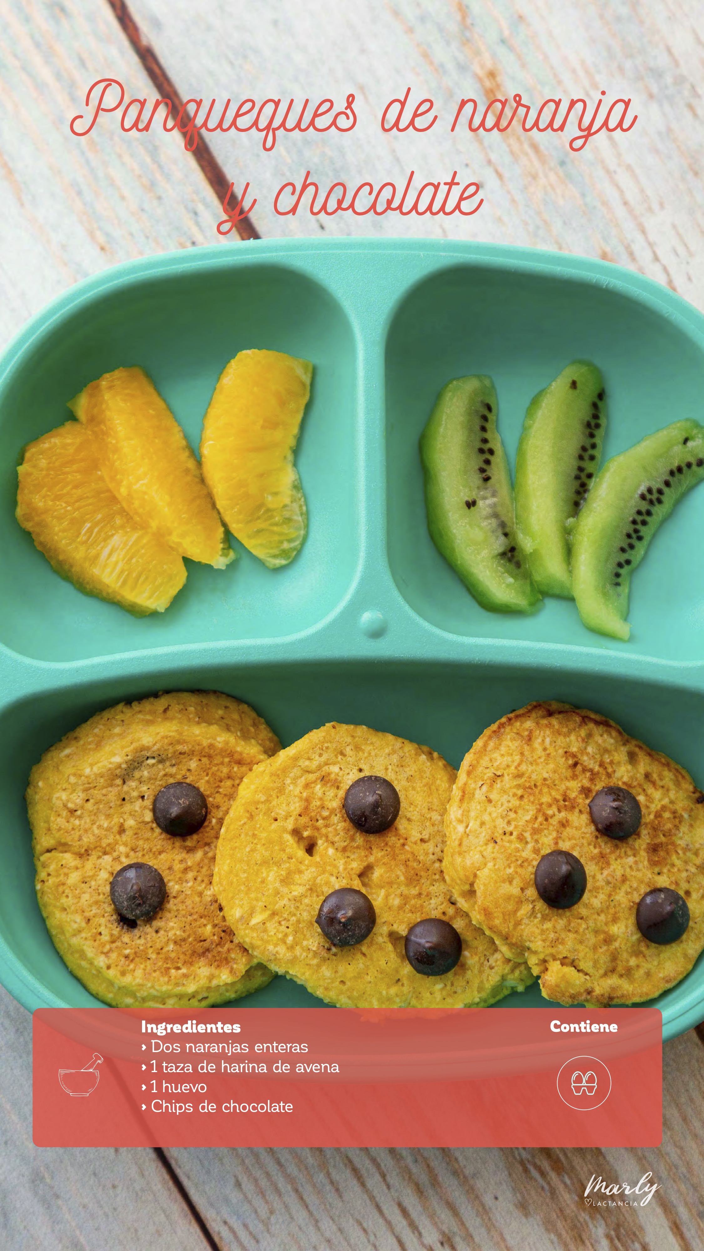 Receta de panqueques de naranja