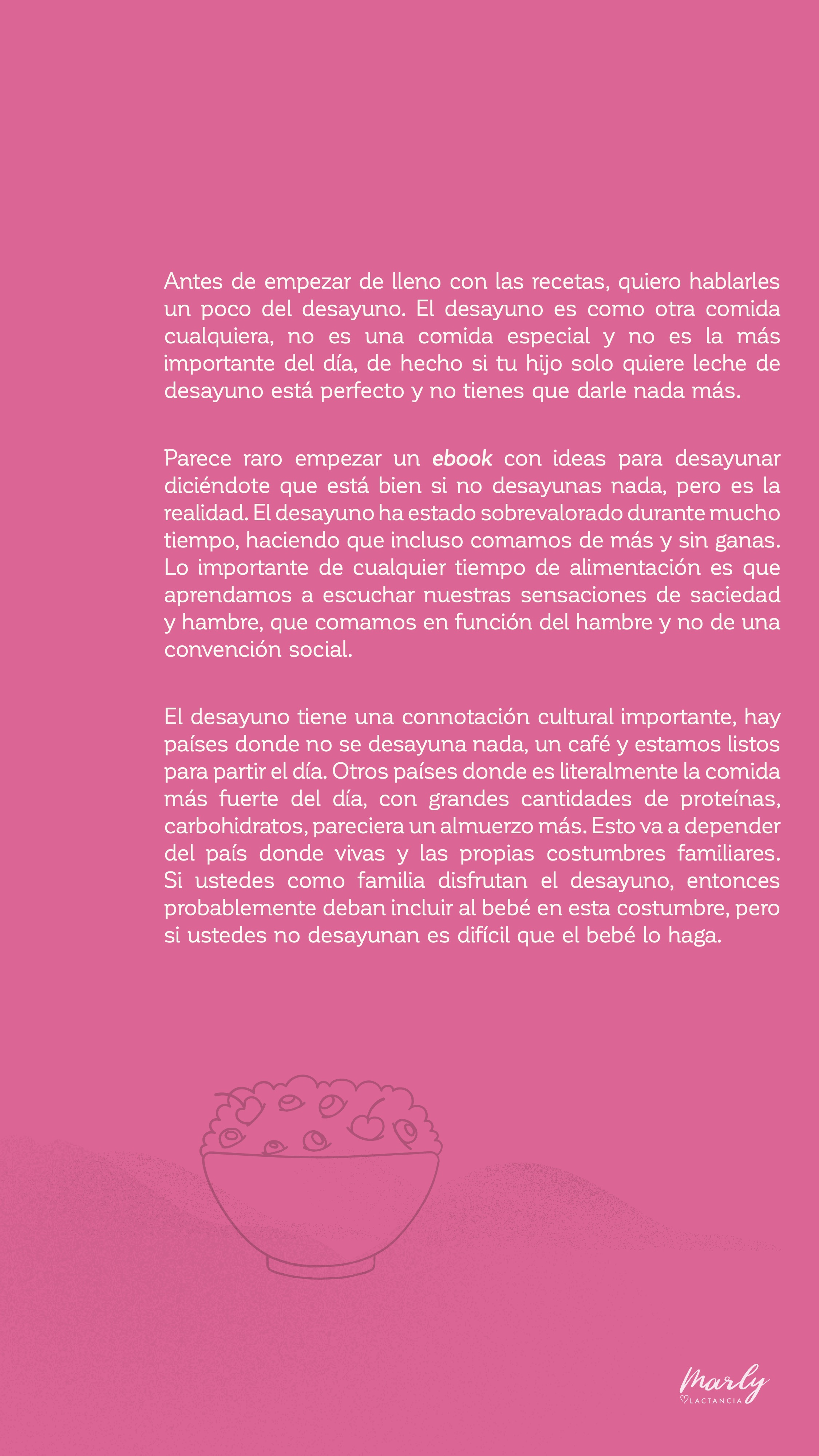 Presentación del ebook 40 Ideas de Desayuno