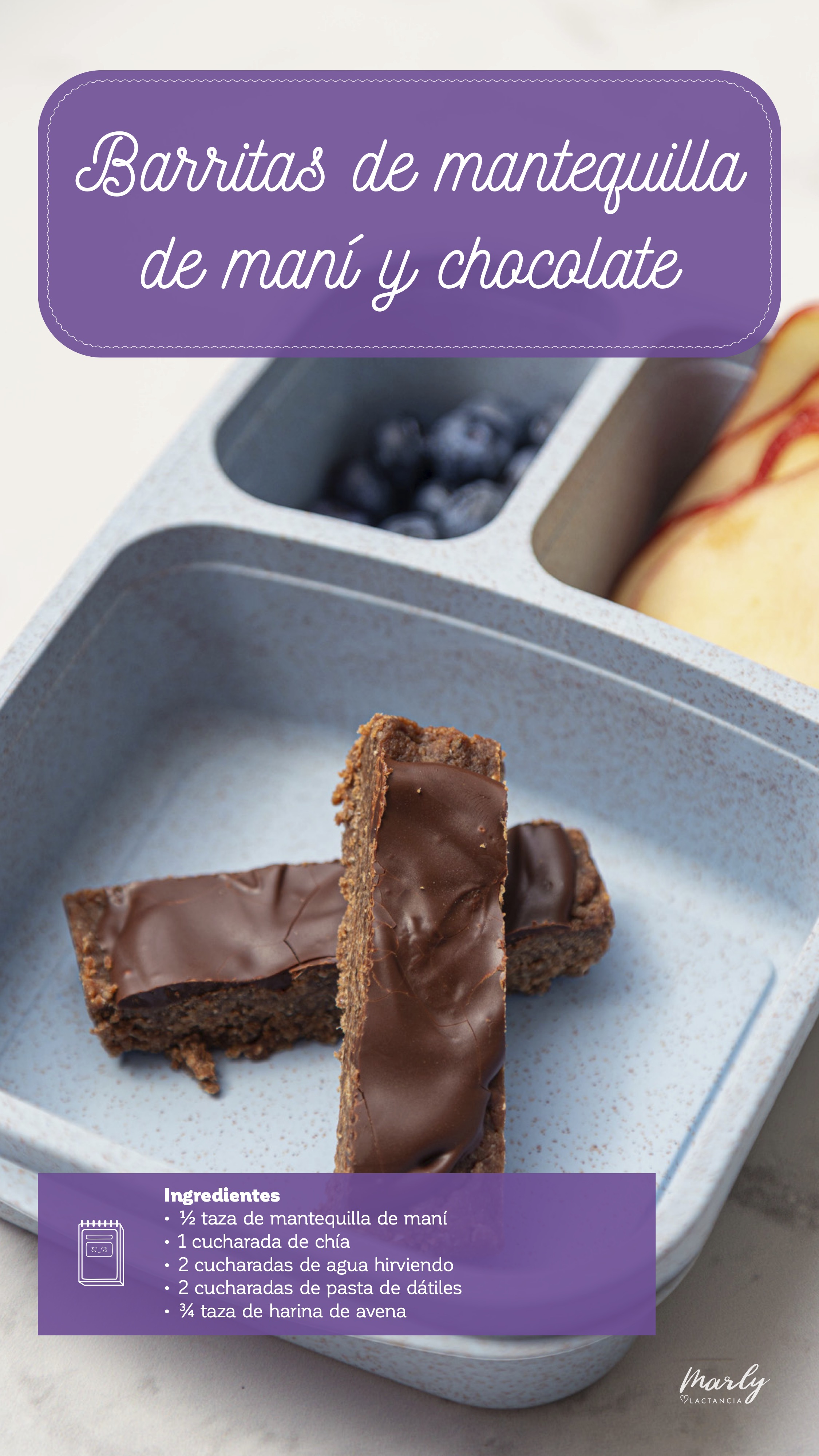 Receta incluida en el ebook 40 Ideas de Colaciones