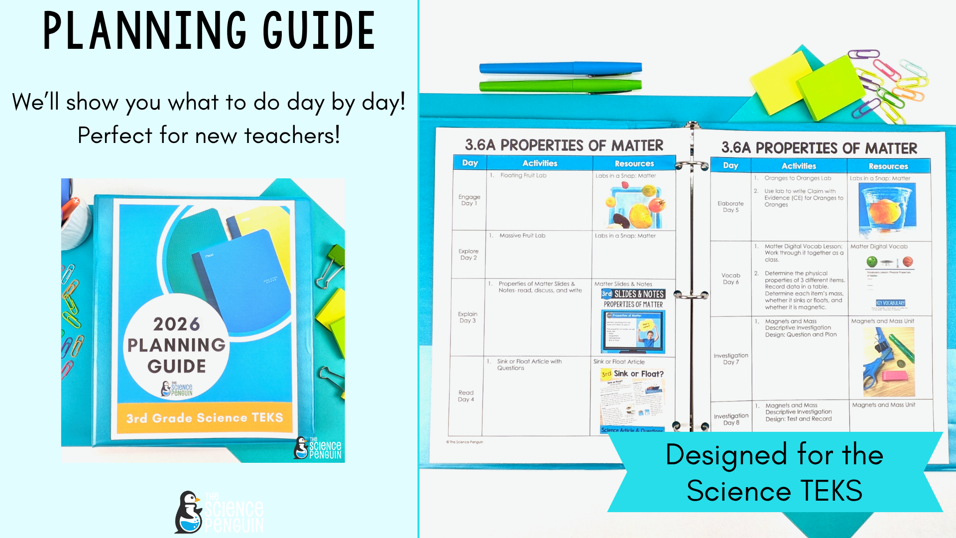 Planning Guide for 3rd Grade Science TEKS