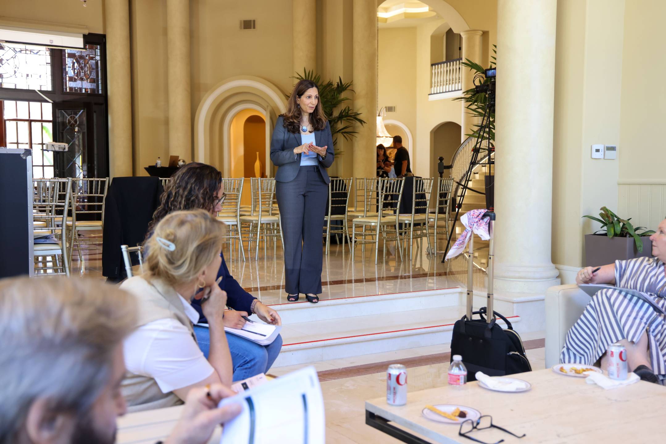 Vered Kogan leading an interactive leadership program