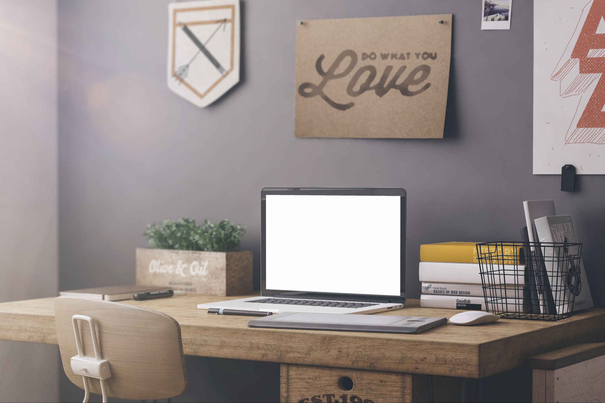 Laptop work station