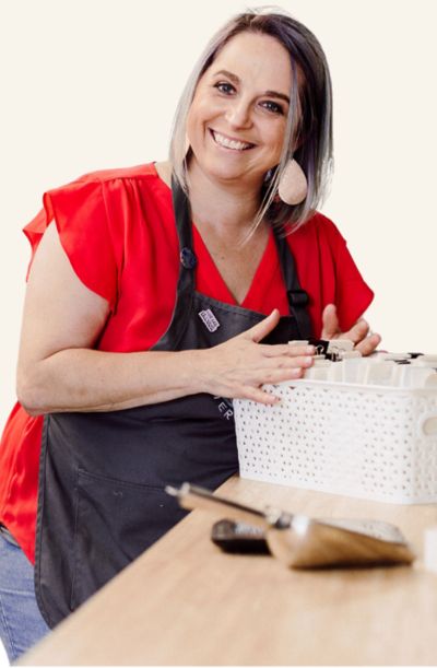Cindy Collins in her apothecary
