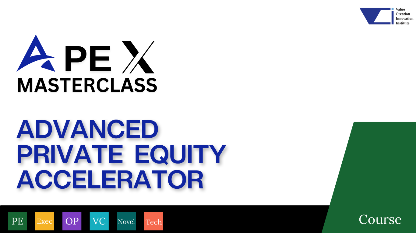 APEX, Advanced Private Equity Accelerator masterclass course card, VCI Institute