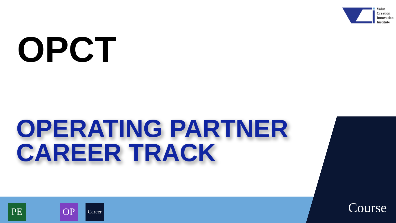 Operating Partner Career Track course card