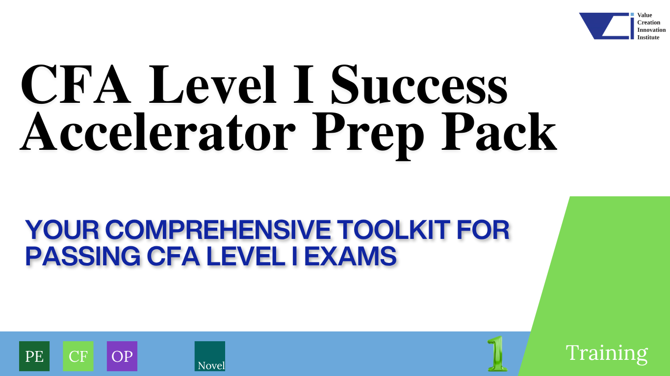 CFA Level I Success Accelerator Prep Pack