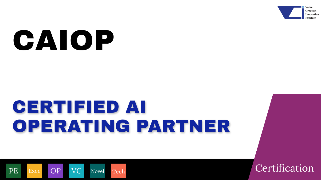 CAIOP: Certified AI Operating Partner, a VCI Institute certification
