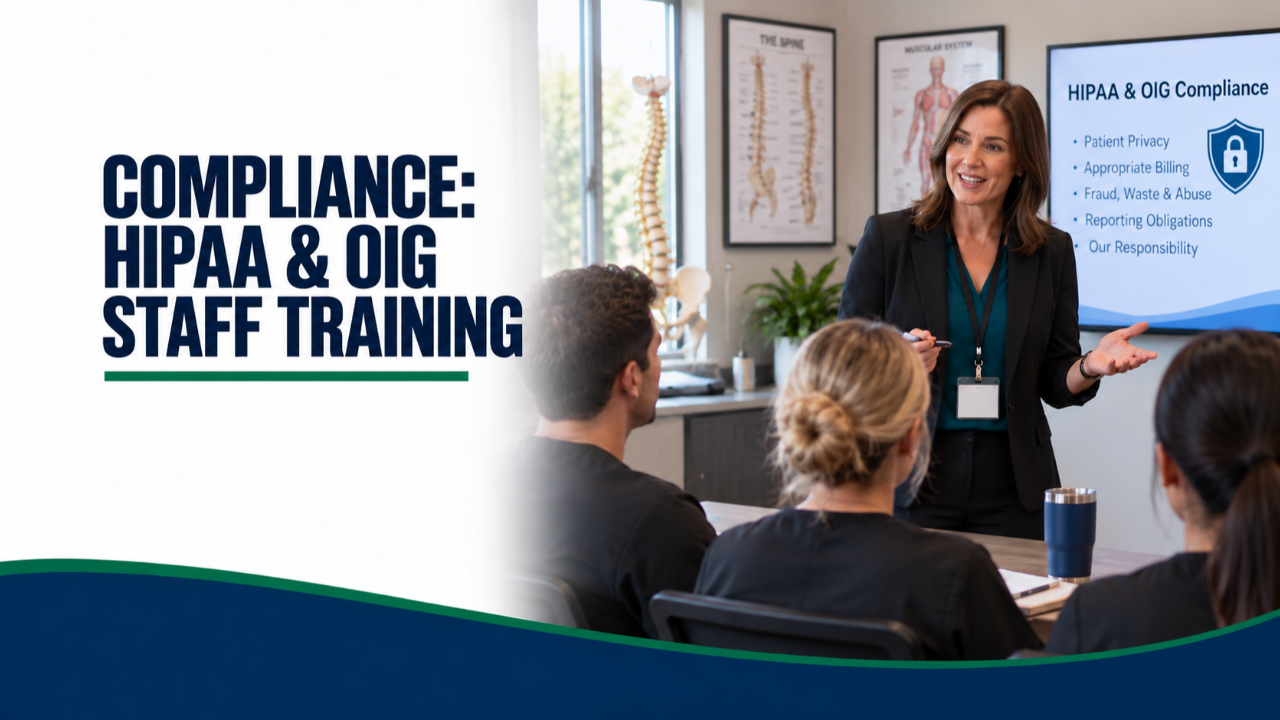 HIPAA & OIG Staff Training