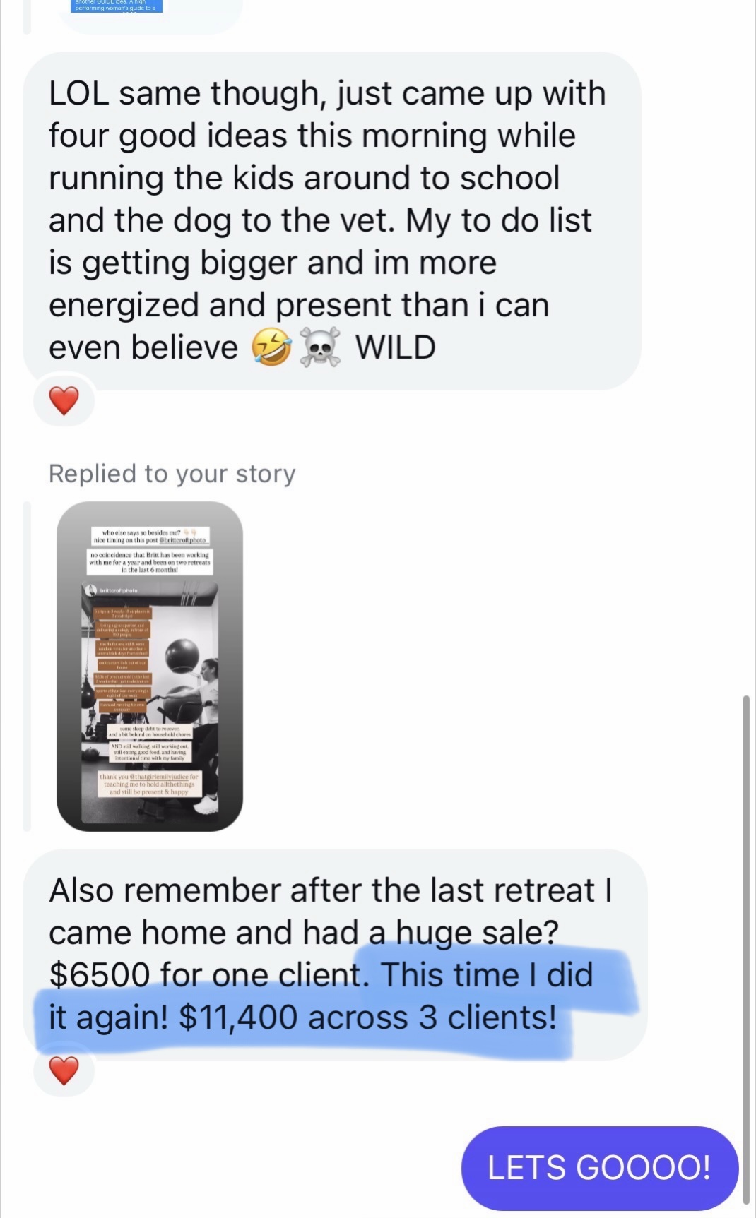 Samantha Musser testimonial