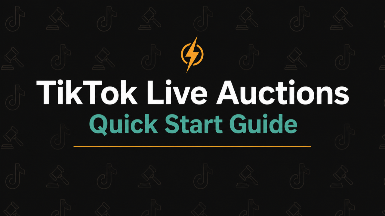 TikTok Live Auctions Quick Start Guide cover
