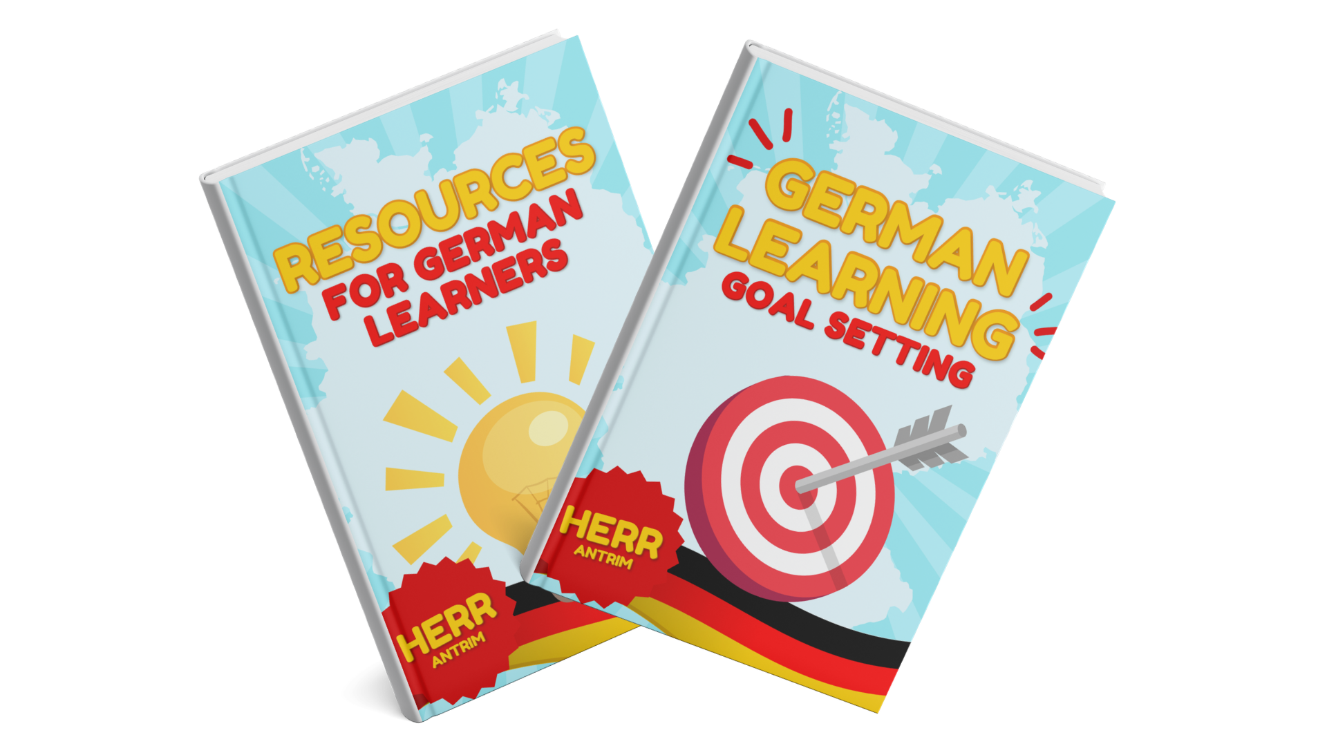 German learning resource guide and goal-setting workbook