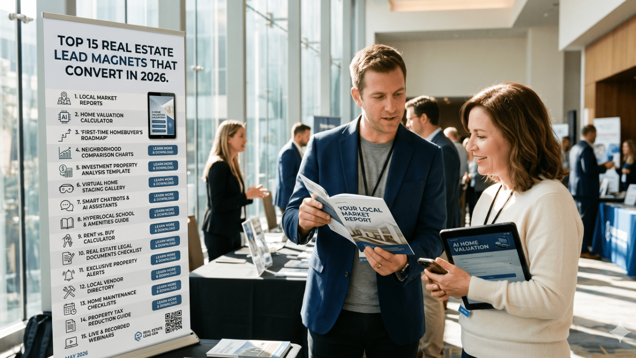 Top 15 real estate lead magnets that convert in 2026 &mdash; guide for real estate agents