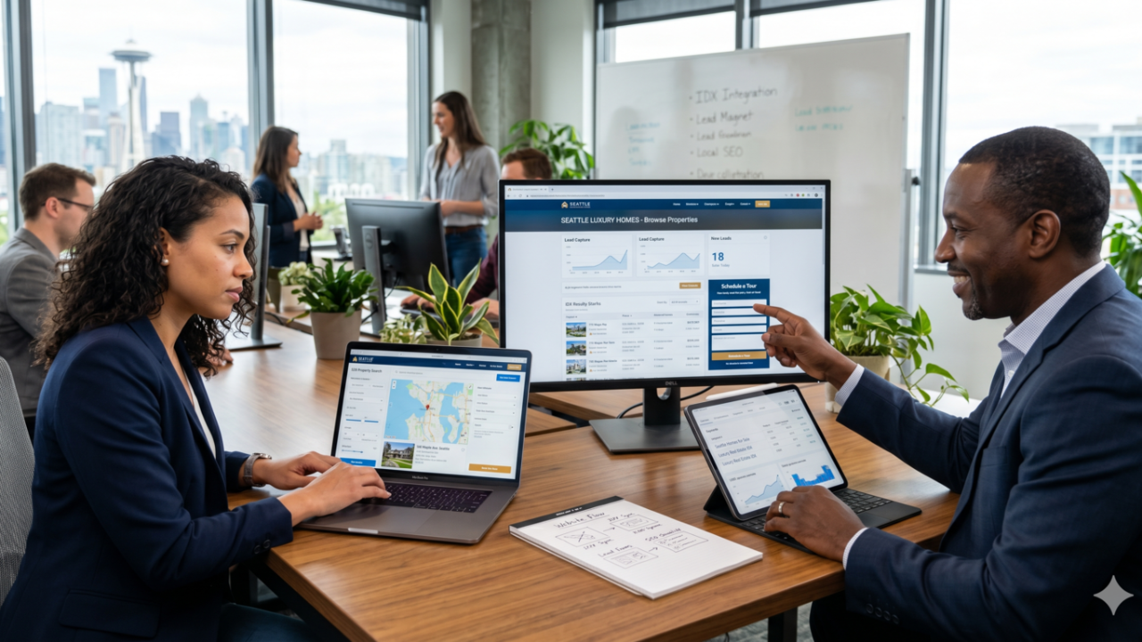 Best real estate website builders 2026 &mdash; IDX, lead capture, and SEO comparison for agents