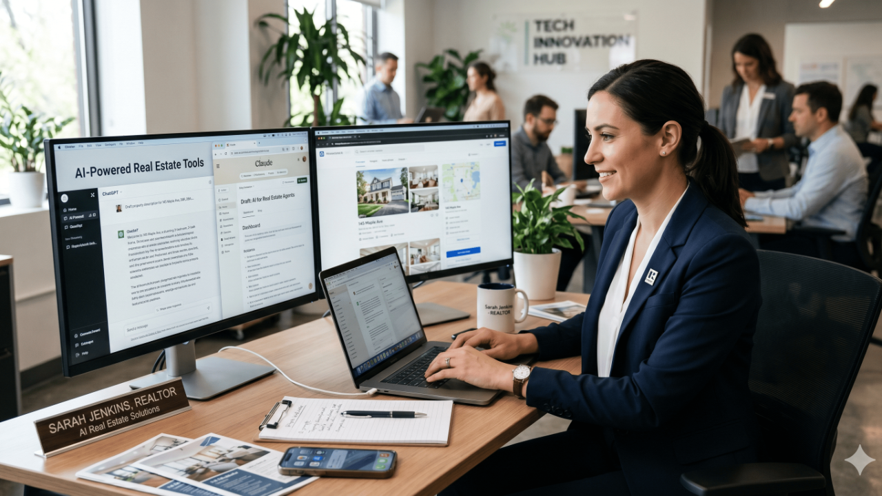 AI tools for real estate agents &mdash; ChatGPT, Claude, and Gemini stack for realtors in 2026
