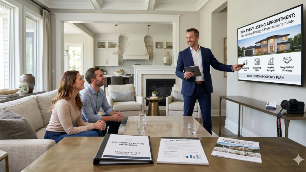 Listing presentation template for real estate agents &mdash; win every listing appointment in 2026