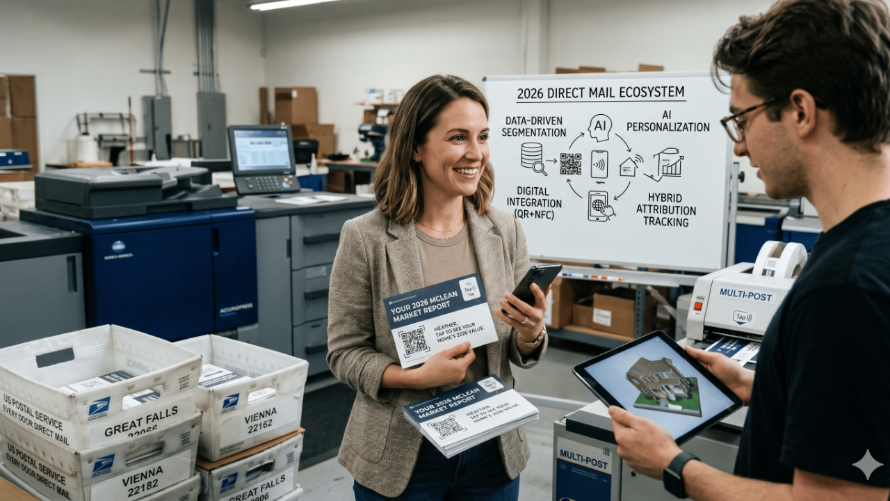 Direct mail postcards for real estate agents — what still works in 2026