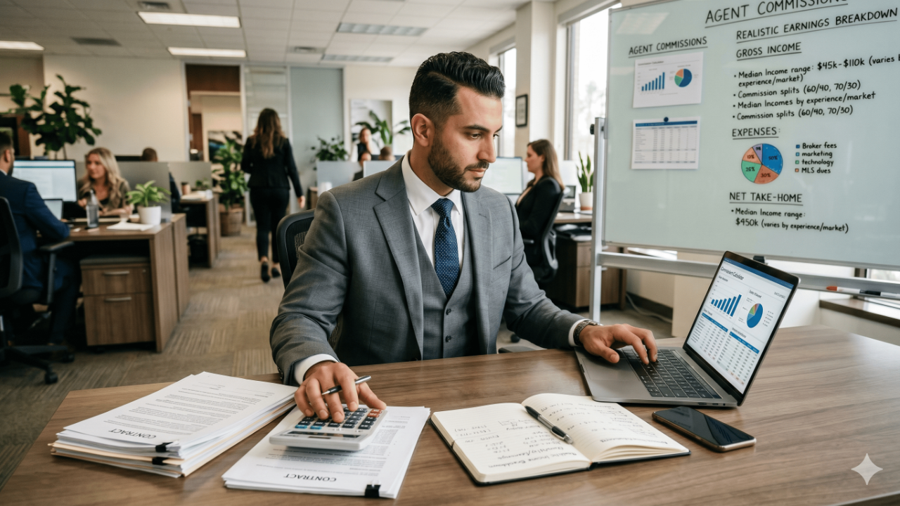 How much do real estate agents make &mdash; a realistic income breakdown for 2026