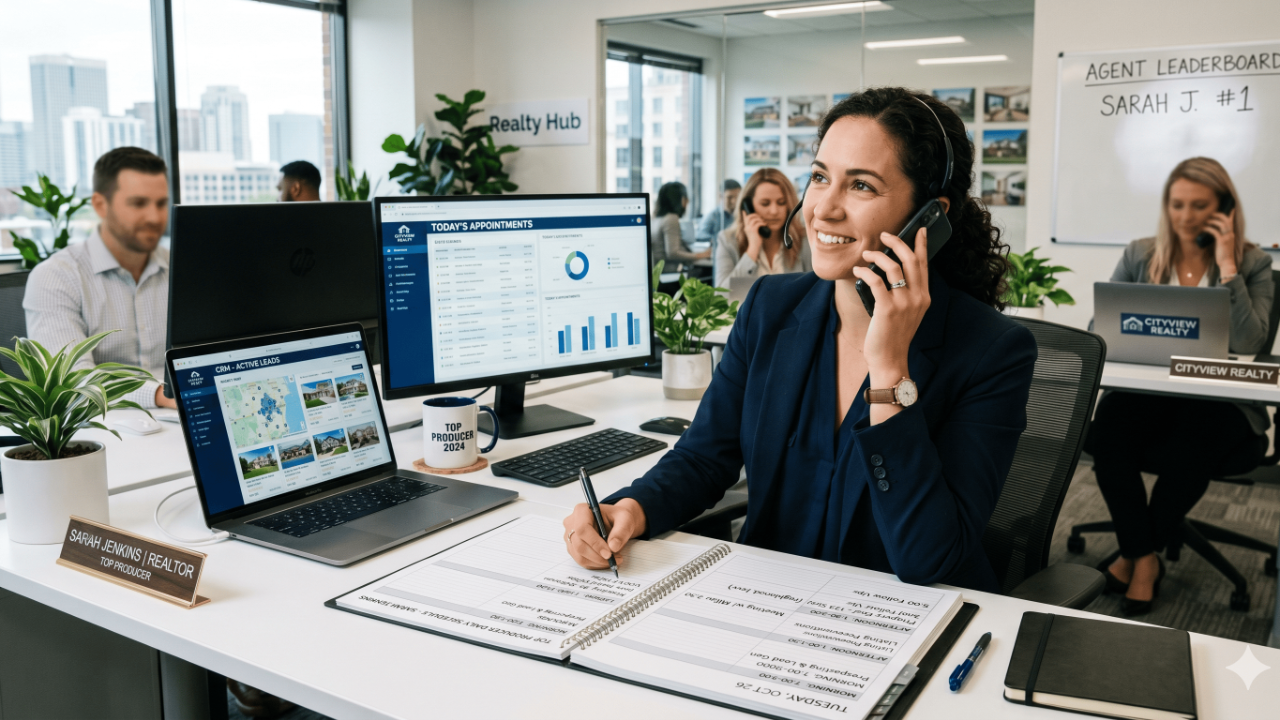 Daily schedule for real estate agents — how top producers structure their day