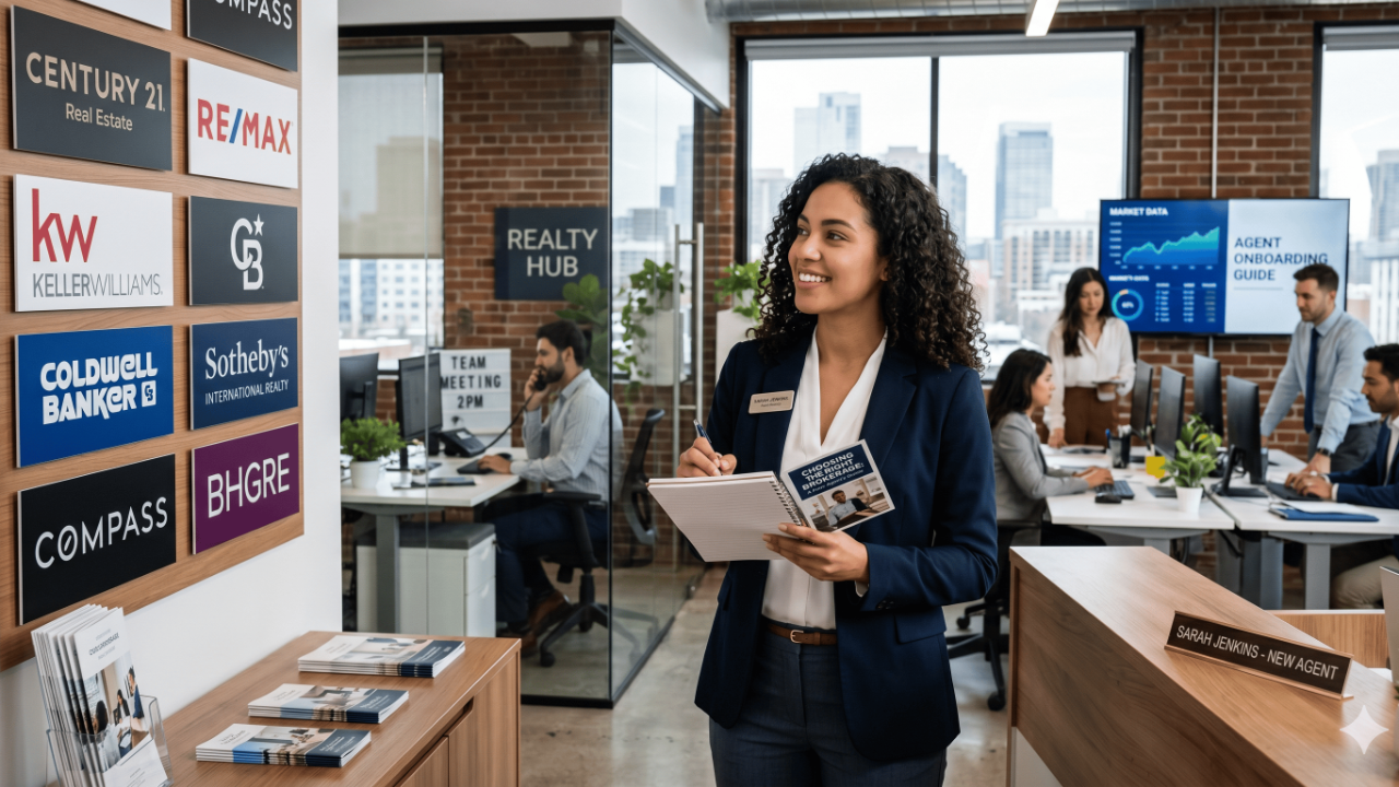 How to choose the right real estate brokerage as a new agent — decision framework from a top producer