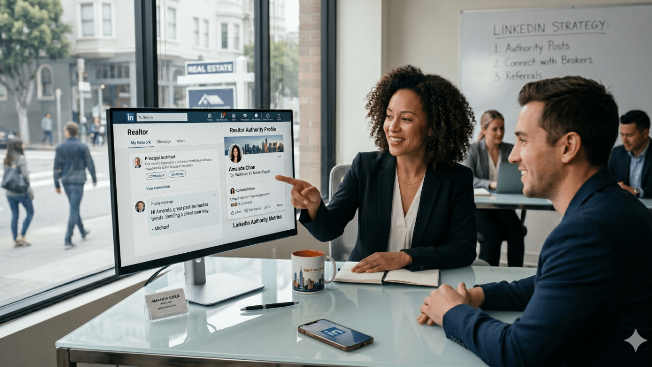LinkedIn for realtors &mdash; how to generate referrals and build authority in 2026