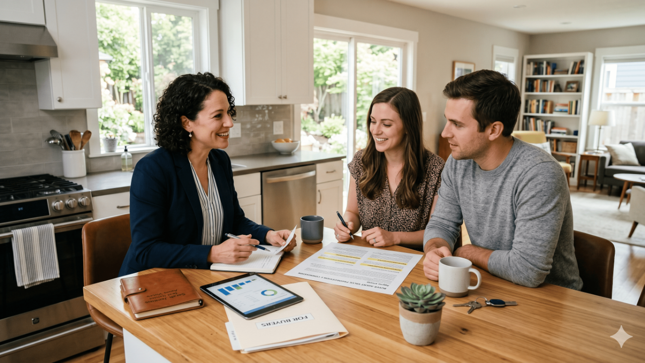 Real estate agent justifying buyer commission with written buyer agreement scripts in 2026