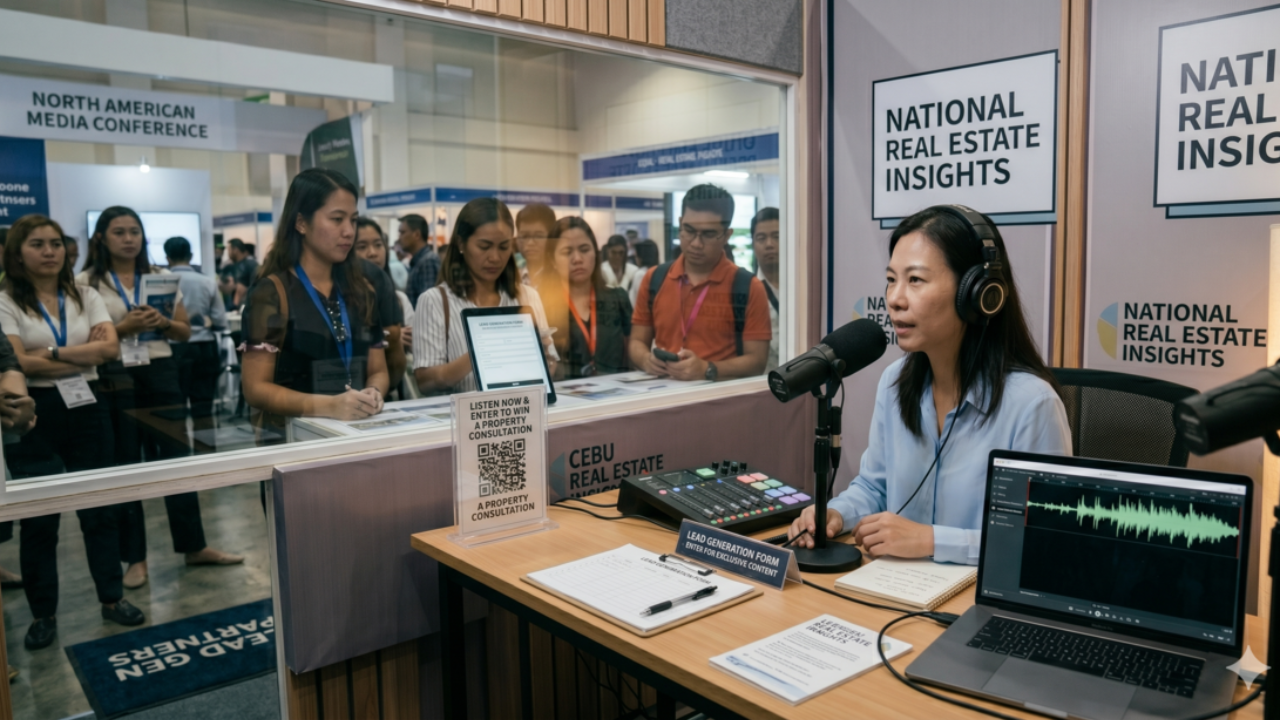 Real estate agent using podcast sponsorships to generate seller and buyer leads in 2026