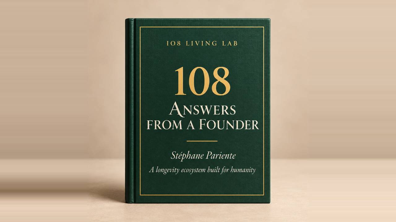 Cover of 108 Answers from a Founder, IO8 Living Lab, by Stéphane Pariente