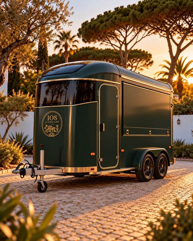 IO8 Living Lab Mobile unit closed, concept render