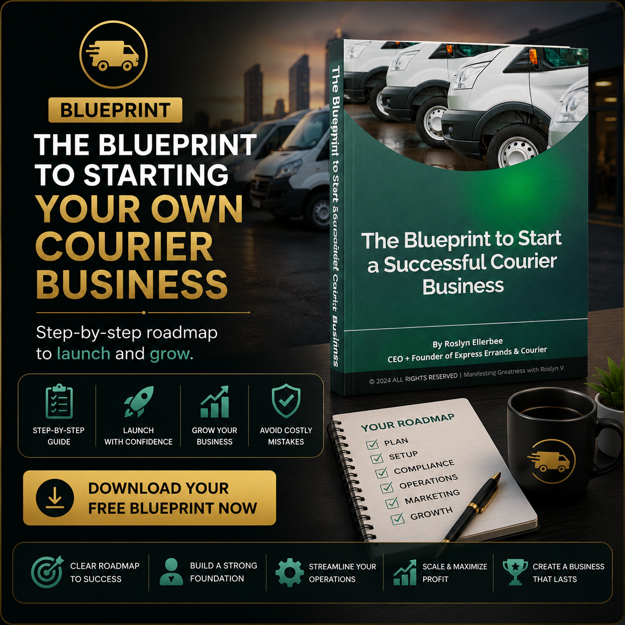 The Blueprint to Starting Your Own Courier Business cover