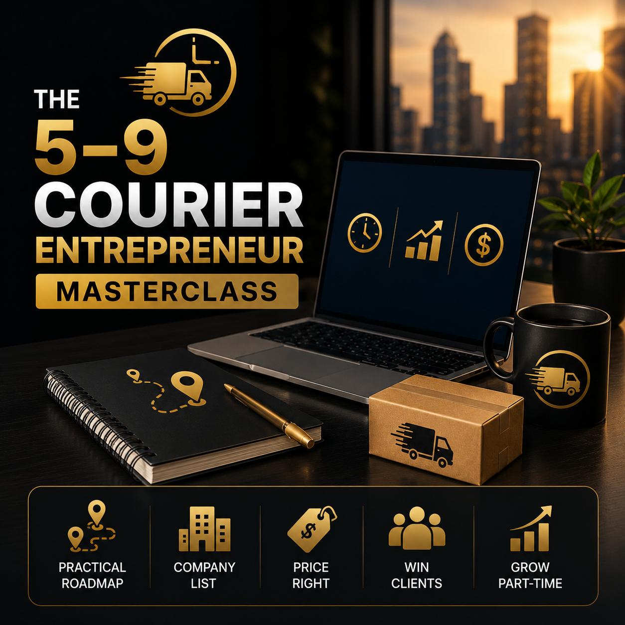 The 5-9 Courier Entrepreneur course cover